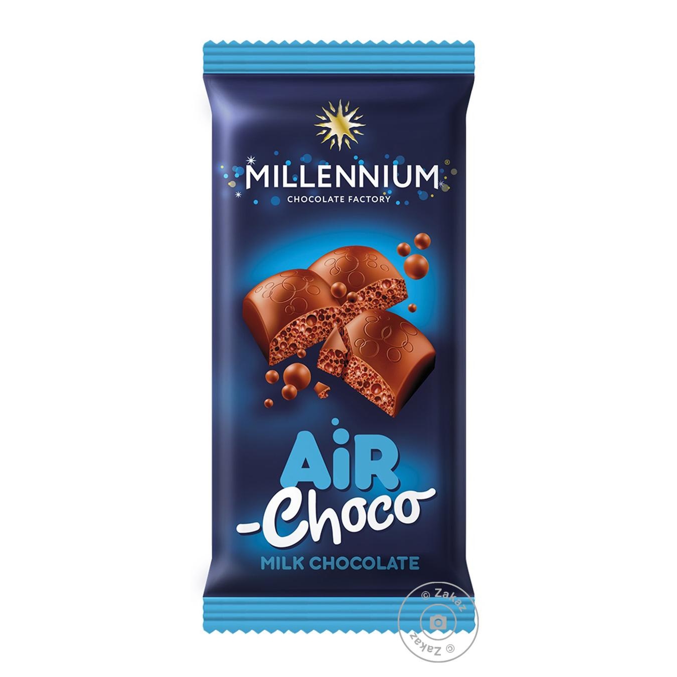 

Шоколад молочний пористий Millennium 80г