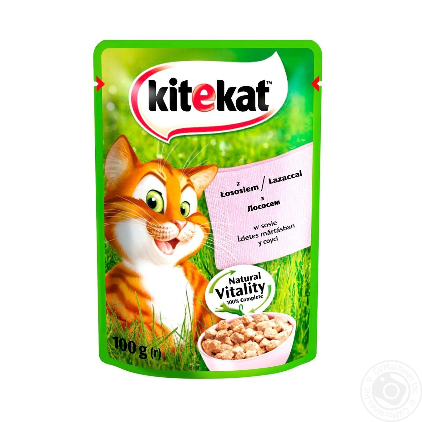 

Корм для дорослих котів Kitekat з рибою в соусі 100г