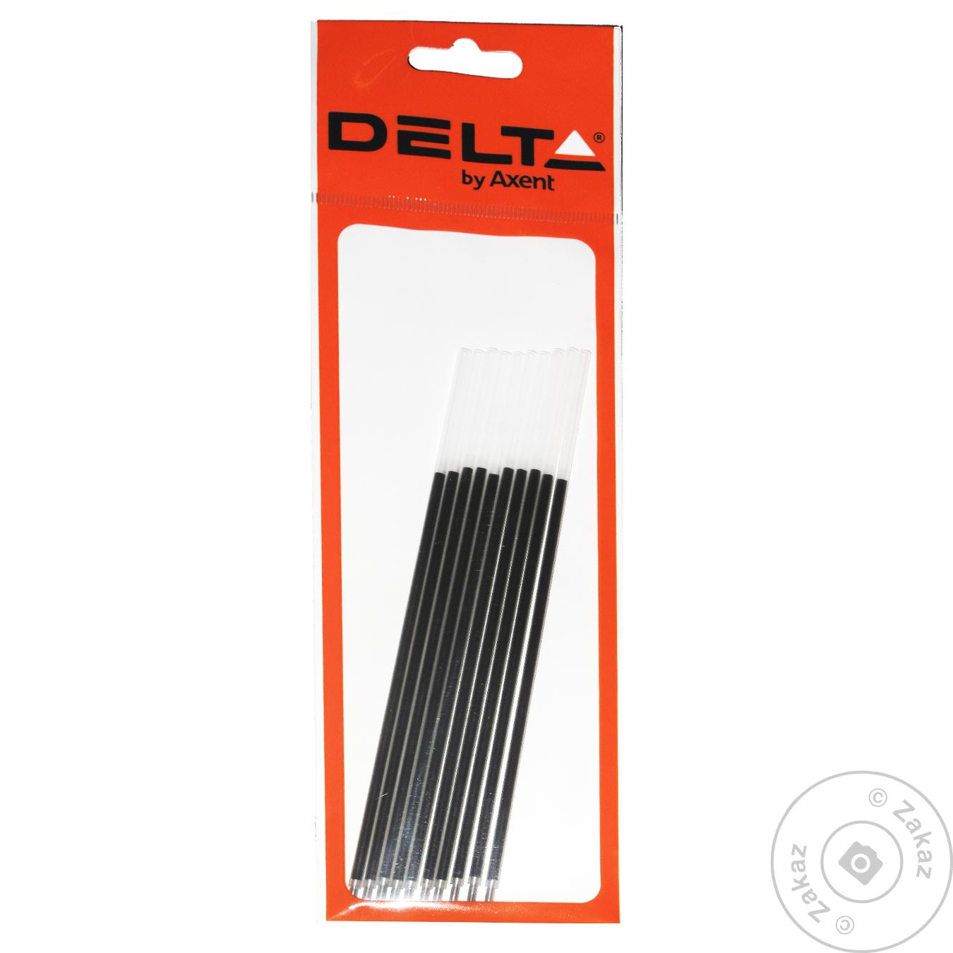 

Набір стрижнів Axent кулькові чорні 0,7мм 10шт