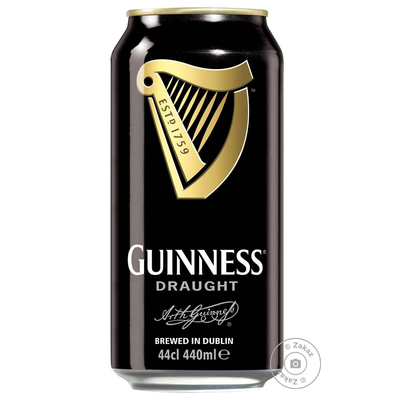 

Пиво Guinness Draught темне з/б 4.2% 0.44л
