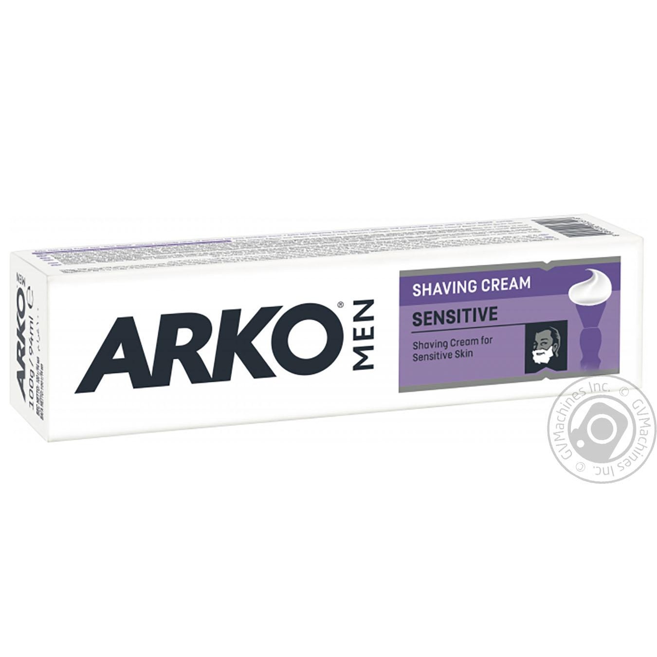 

Крем для гоління Arko Men Sensitive Для чутливої шкіри з Алое Вера та олією лаванди 100г