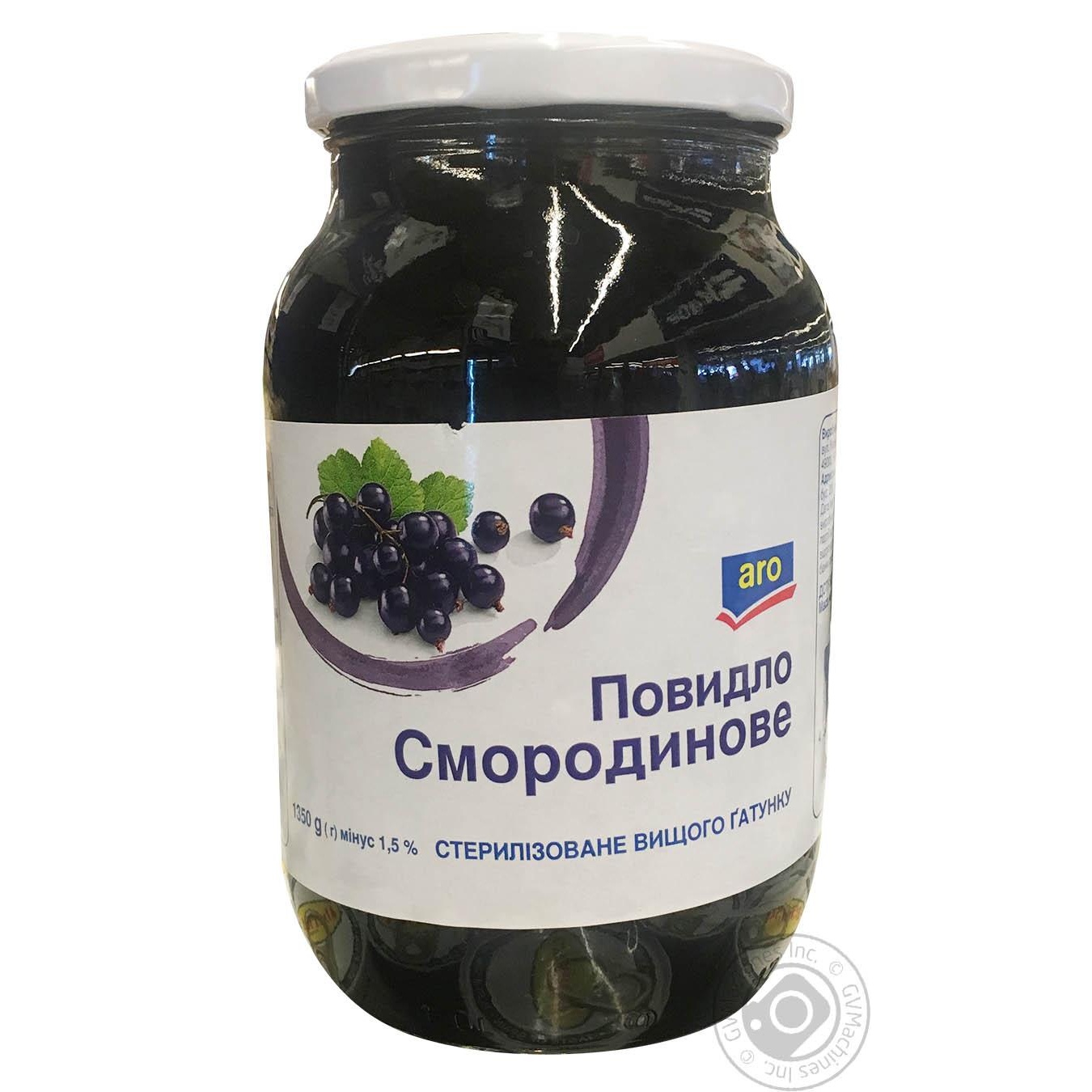 

Повидло Аro смородинове 1,35кг