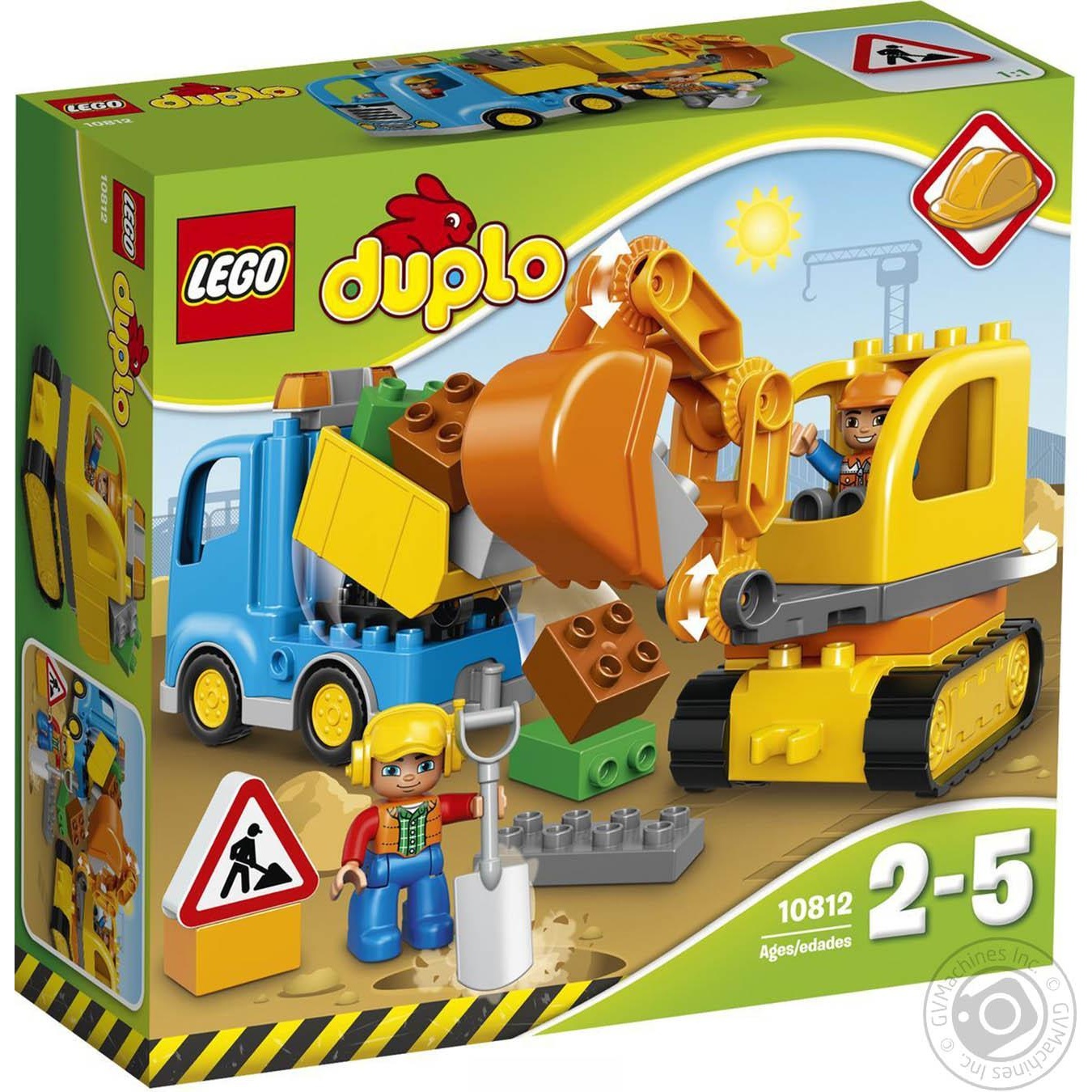

Конструктор Lego duplo Вантажівка та гусеничний екскаватор 10812