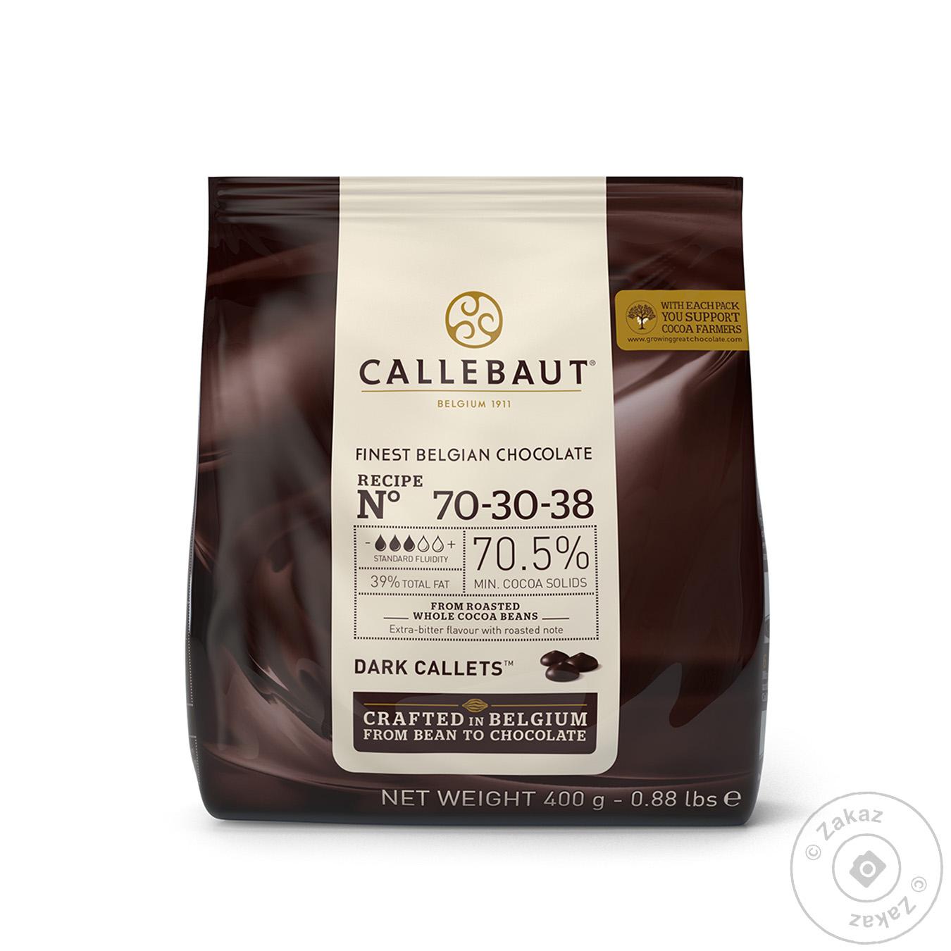 

Шоколад Callebaut темний кувертюр 400г