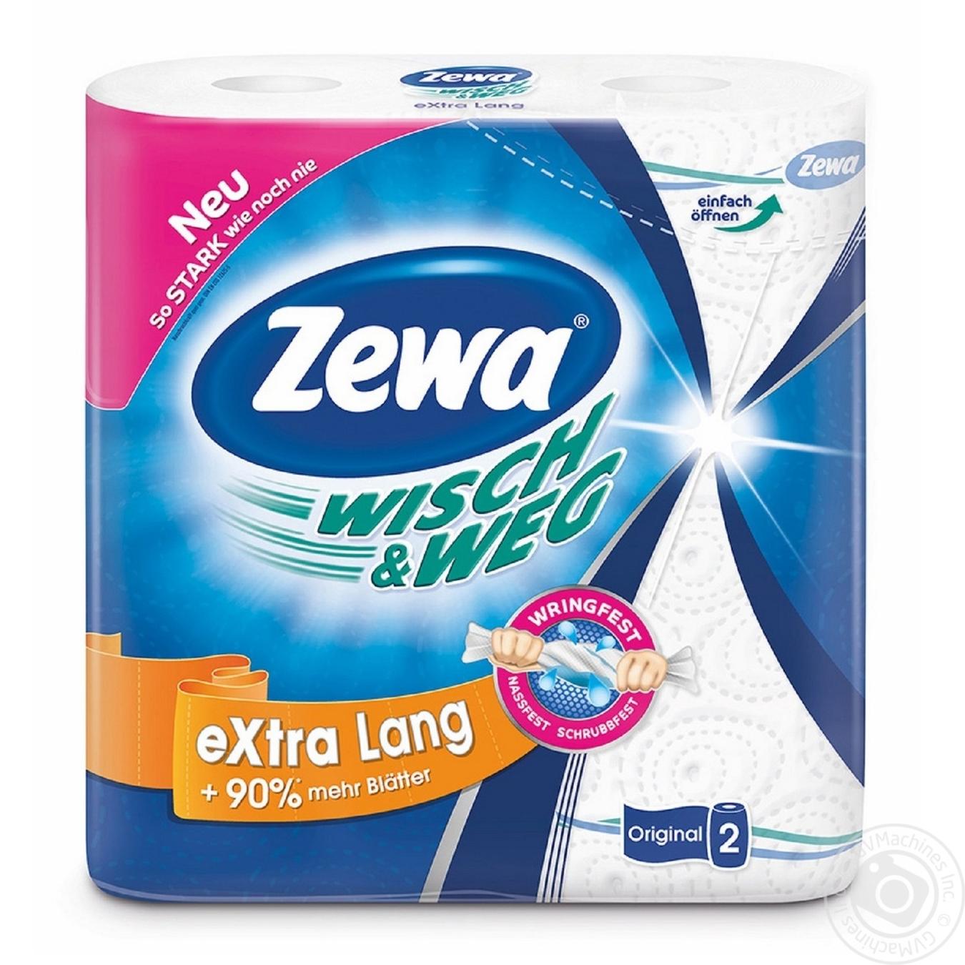 

Рушники кухонні Zewa Wisch&Weg паперові 86арк 2рул