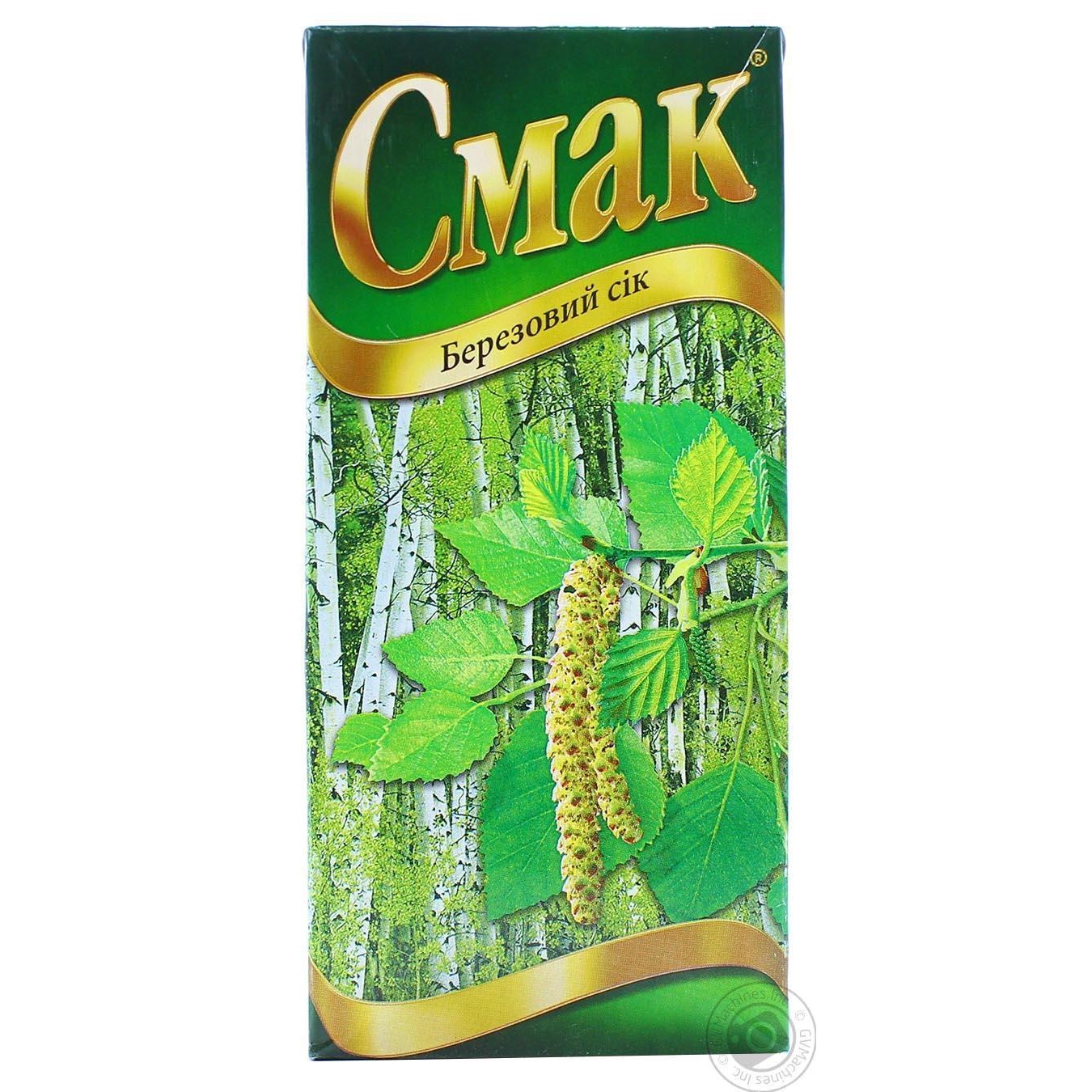 

Сік Смак березовий з цукром стерилізований 1л