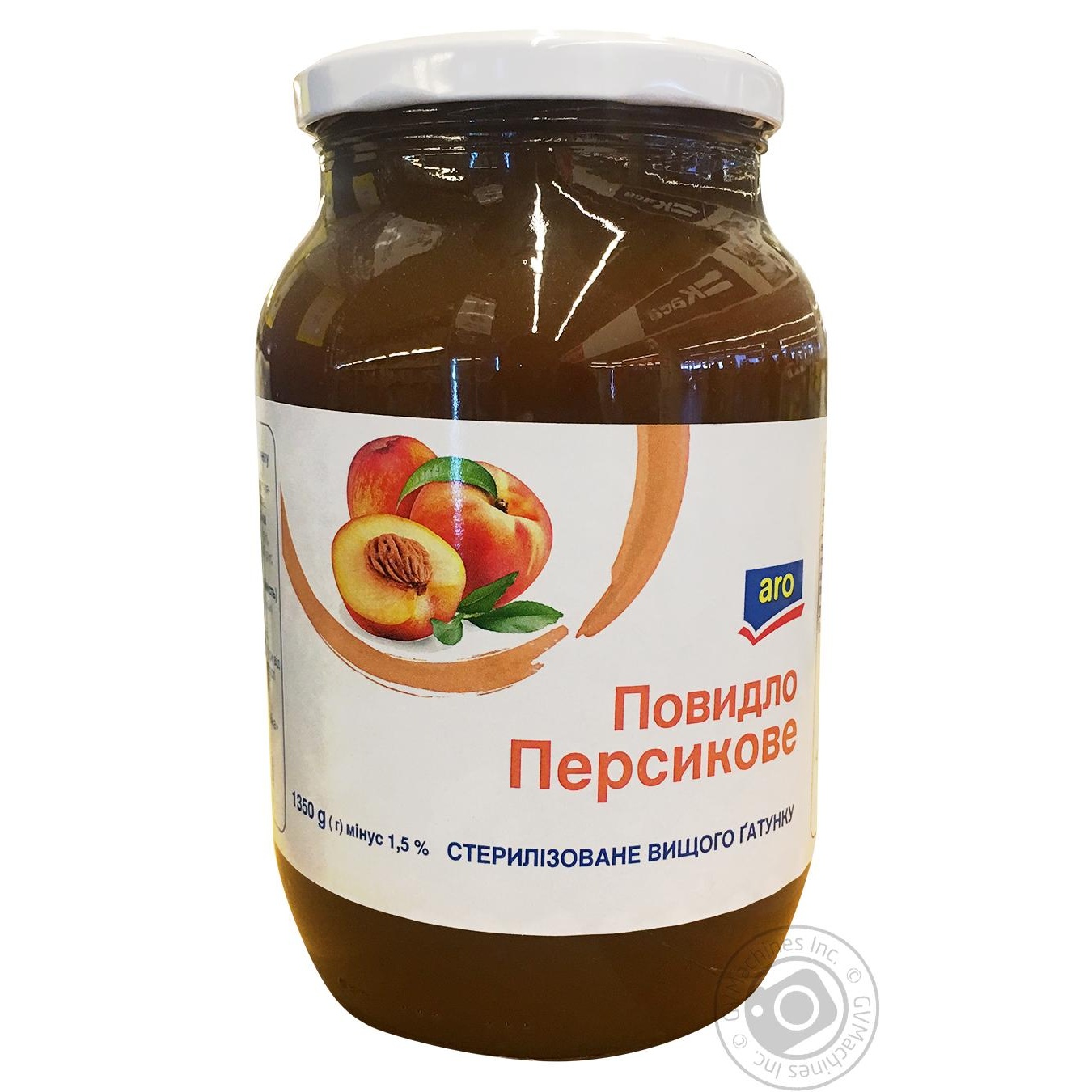 

Повидло Аro персикове 1,35кг