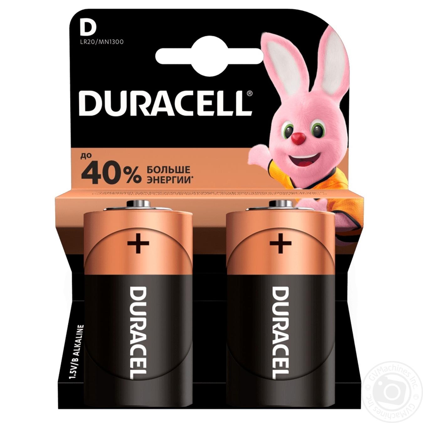 

Батарейки Basic Duracell D, 2шт
