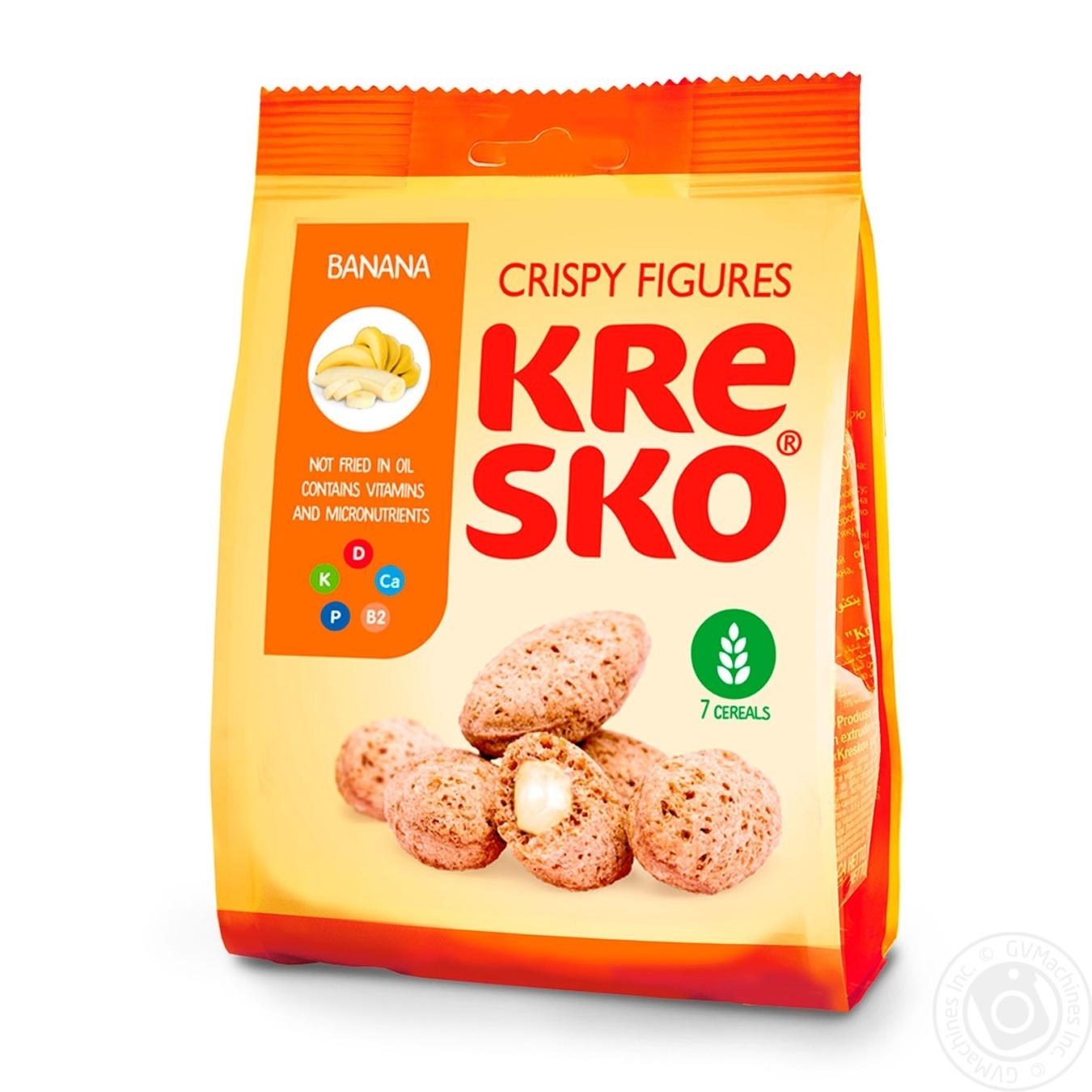 

Печиво хрусткі фігурки Kresko банановий смак 170г