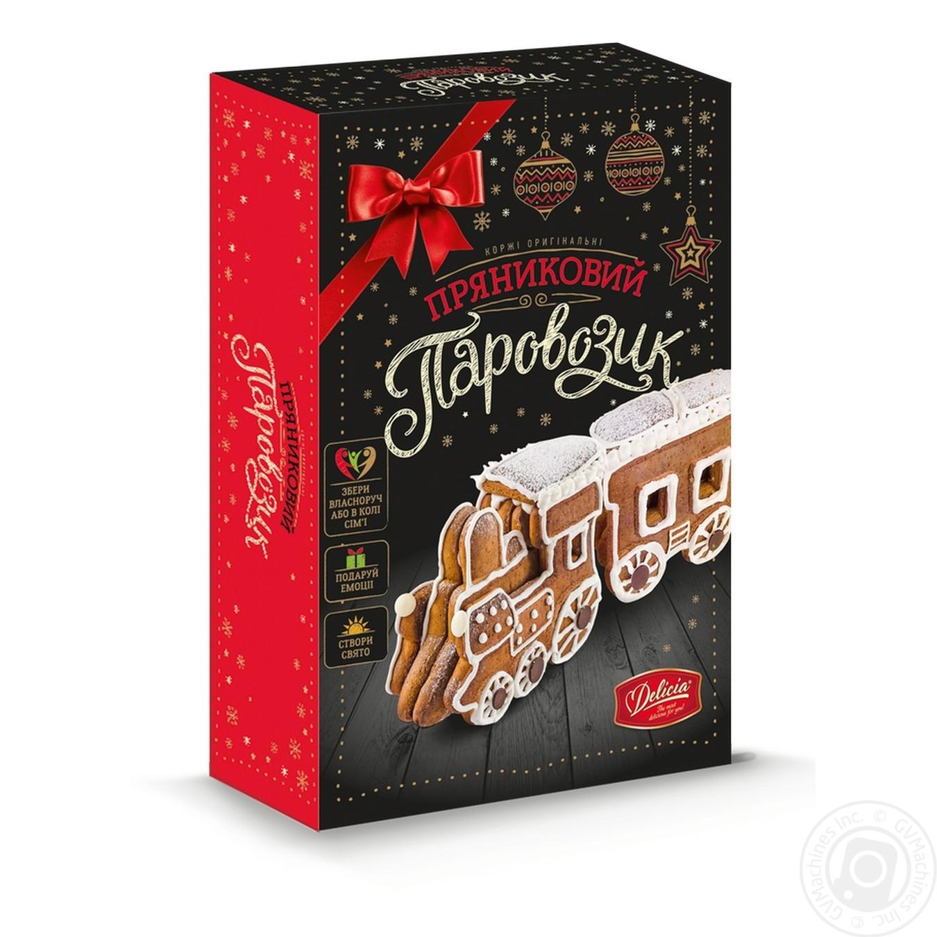 

Коржі Delicia Пряниковий паровозик 870г