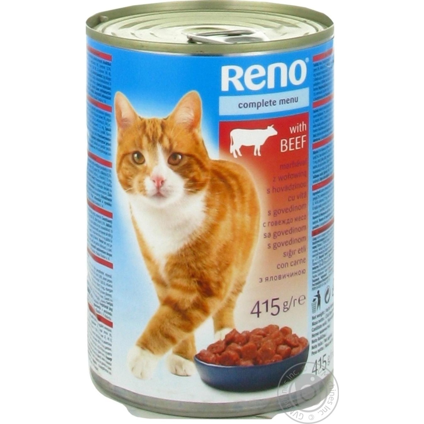 

Консерва Reno для котів яловичина 415г