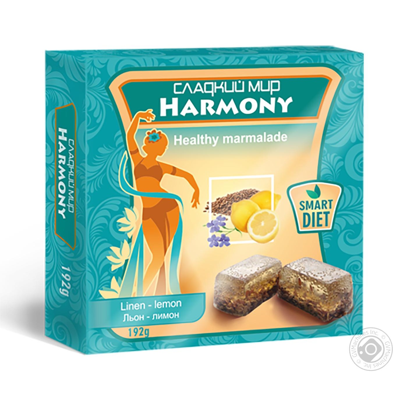 

Мармелад Сладкий мир Harmony Льон-лимон 192г