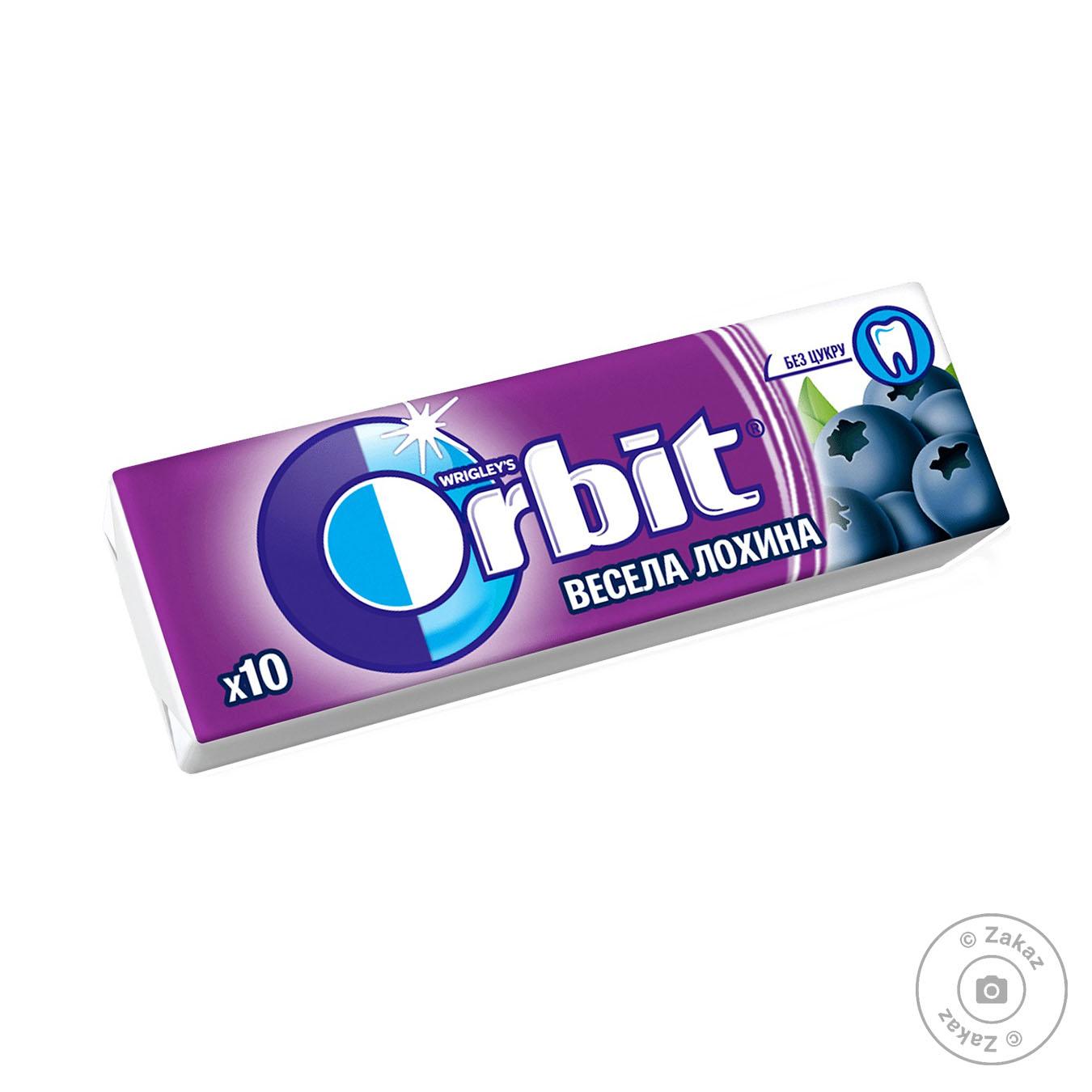 

Жувальна гумка Orbit Весела лохина 14г