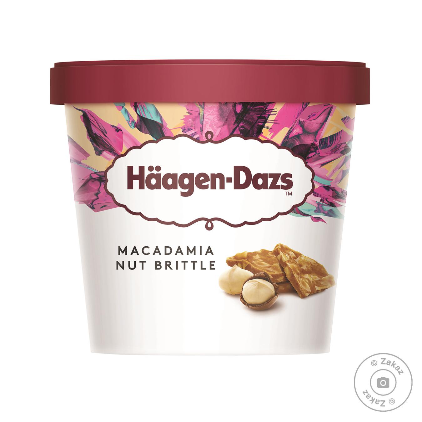 

Морозиво Haagen-Dazs пломбір з горіхами макадамія 400г