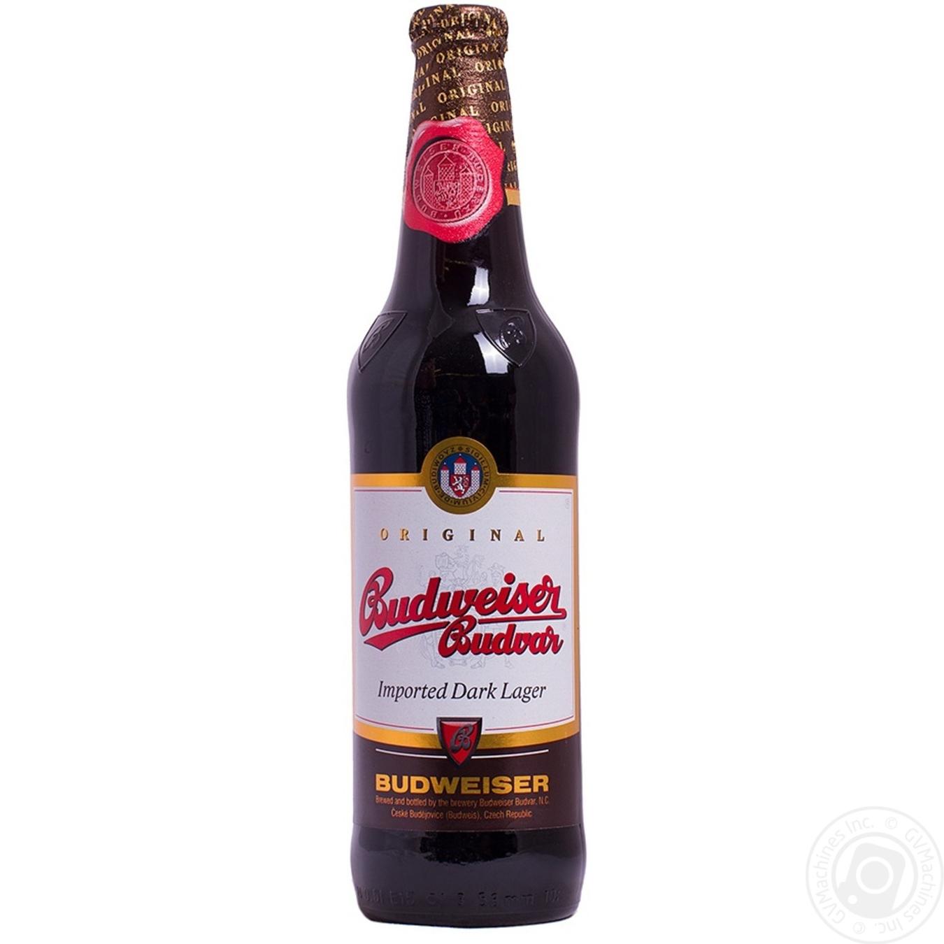 

Пиво Budweiser Budvar темне пастеризоване 4,7% 0,5л