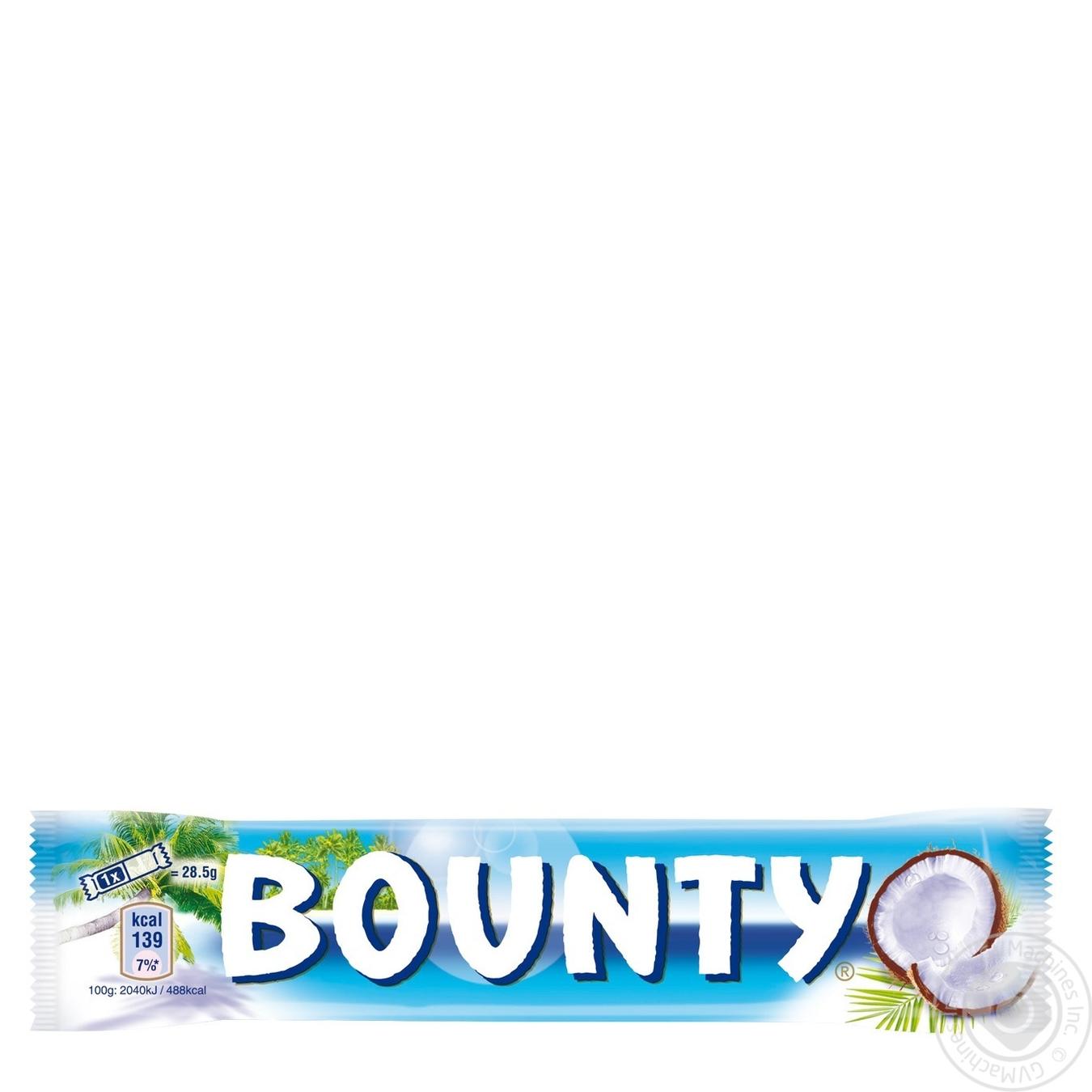 

Батончик Bounty в молочно-шоколадній глазурі з кокосовою начинкою 57г