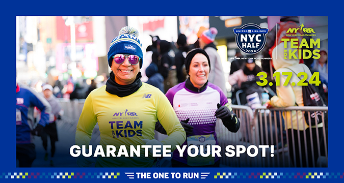 GUARANTEE YOUR SPOT FOR THE UNITED AIRLINES NYC HALF WITH TEAM FOR KIDS!