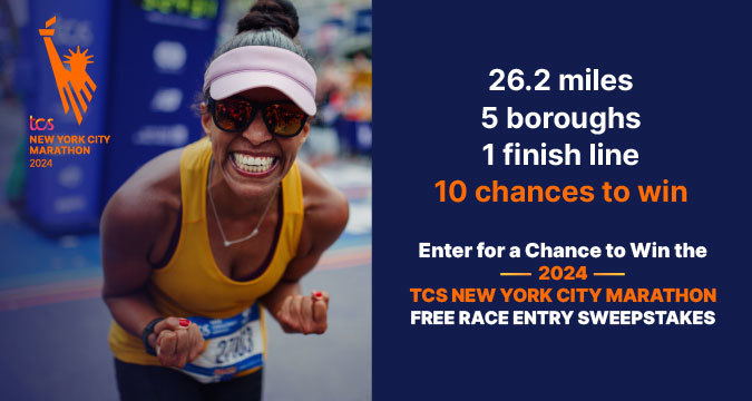 2024 TCS New York City Marathon Free Race Entry Sweepstakes!