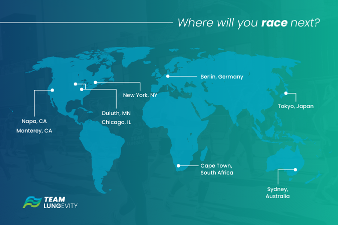Race Around The World with Team LUNGevity!