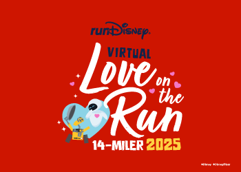 runDisney Virtual Love on the Run 14-Miler
