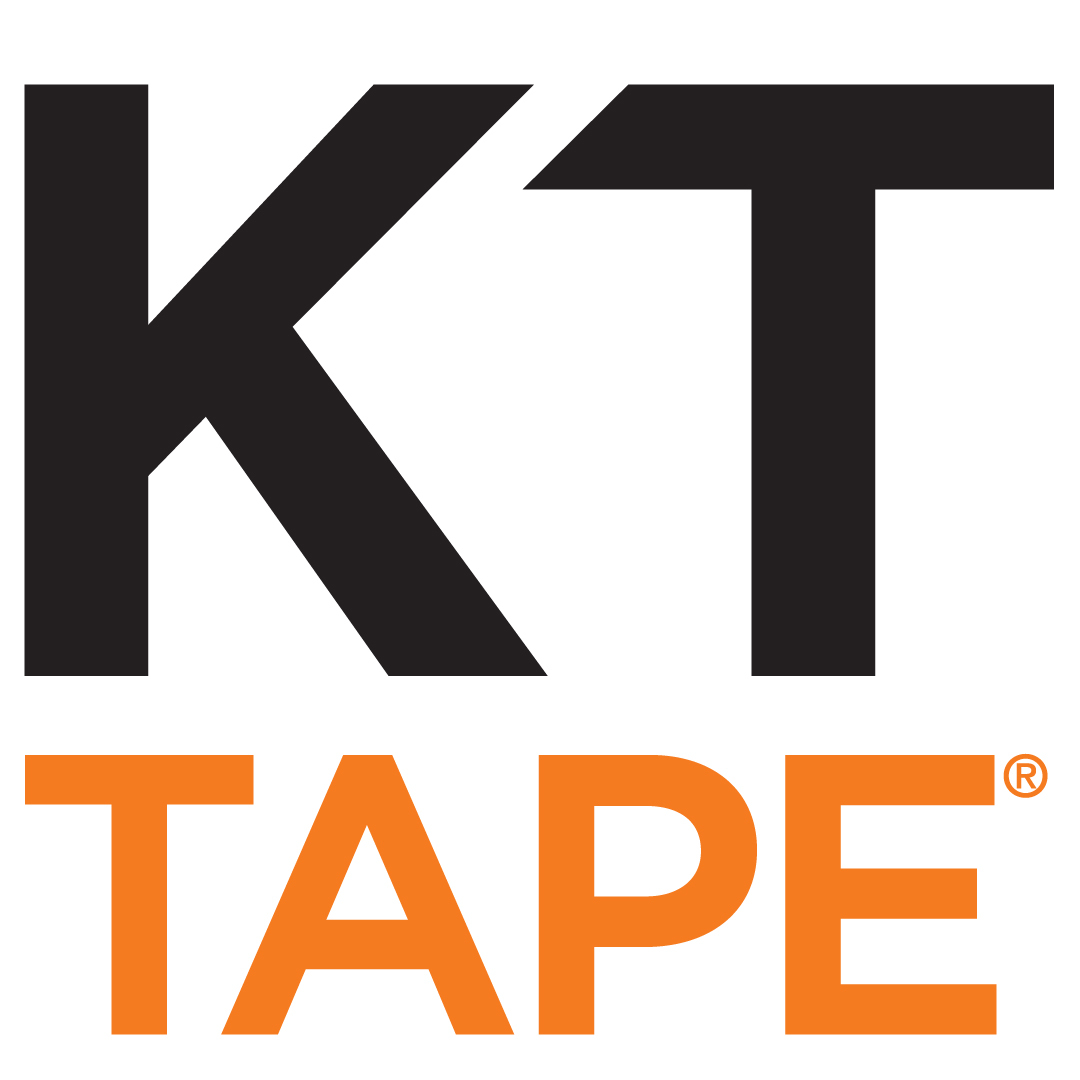 KT Tape - GET TAPED BEFORE THE RACE Logo