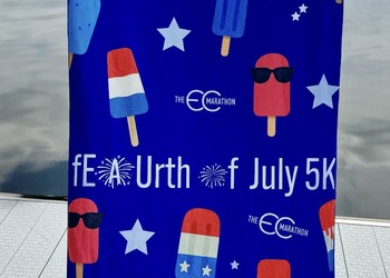 Race Series f-EAU-rth of July Beach Towel