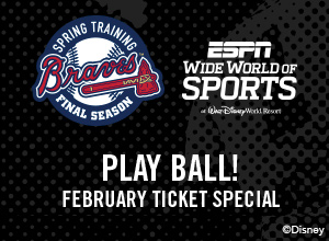 Atlanta Braves Spring Training - February Ticket Offer