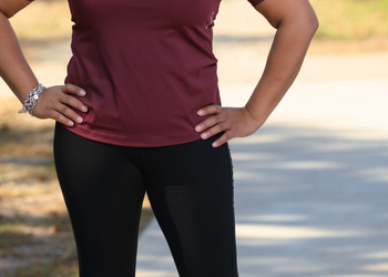 Women's Techfit Training Tee - Red