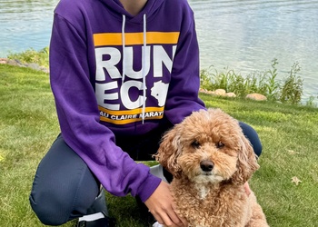 RUNEC Hoodie - purple w/ yellow/white