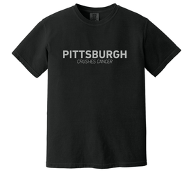 Black Pittsburgh Crushes Cancer T-Shirt