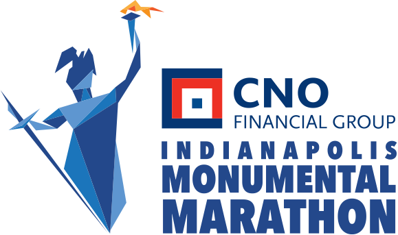 2024 CNO Financial Indianapolis Monumental Marathon Logo