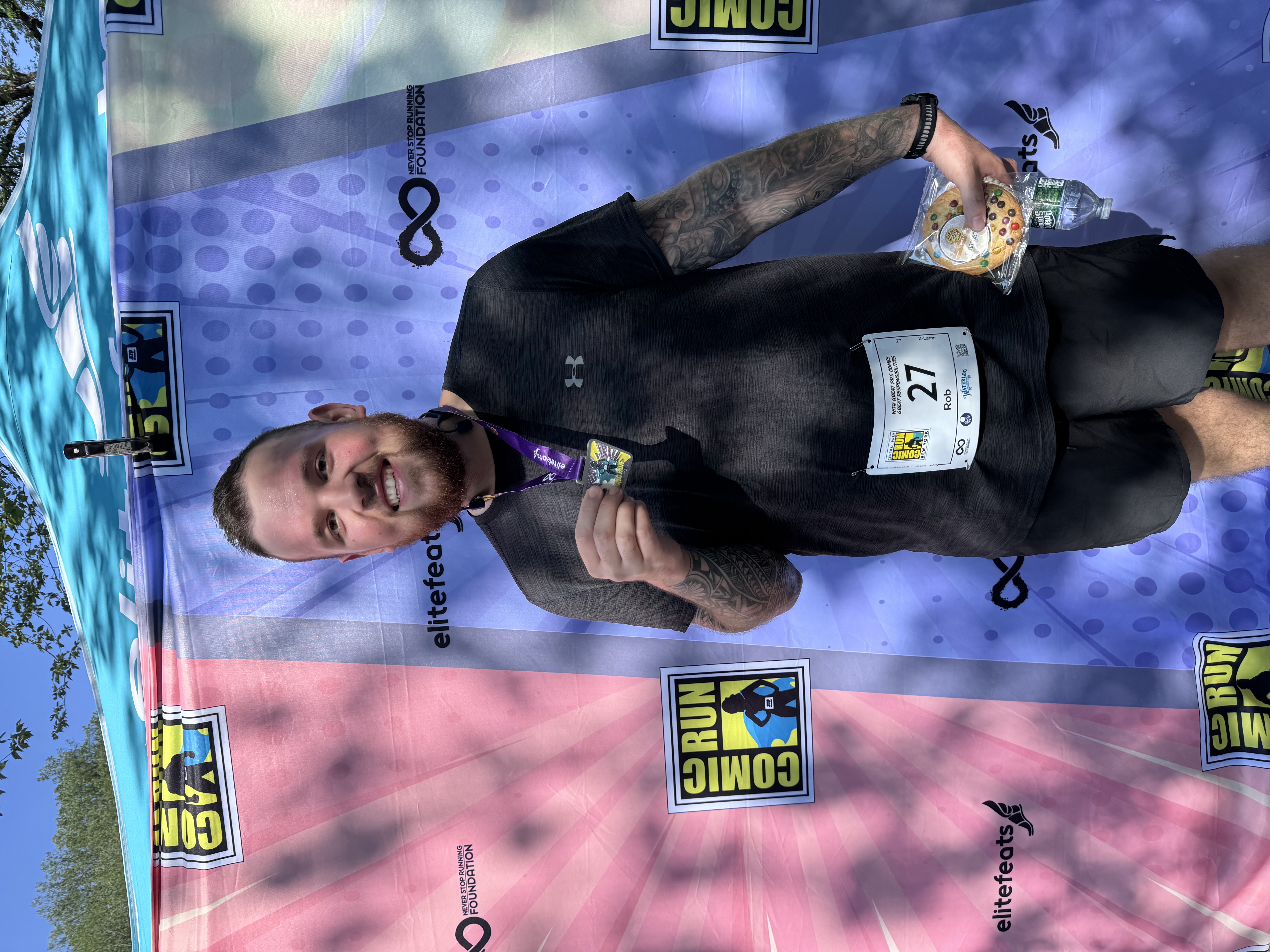Robert running to the NYC Marathon 2026