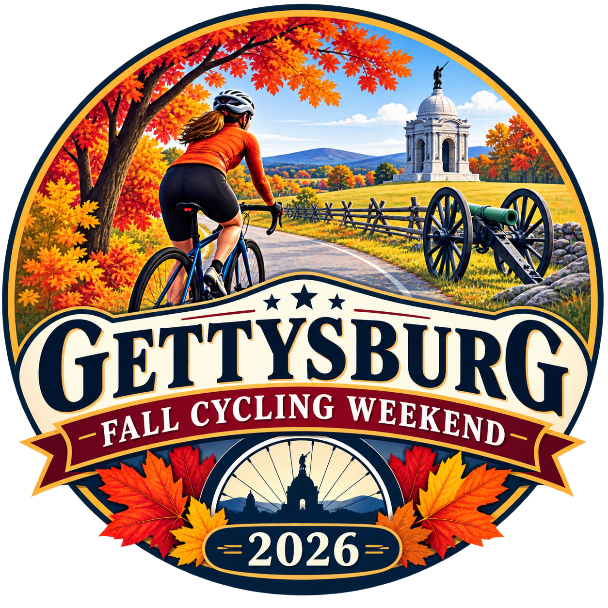 Gettysburg FALL Cycling Weekend