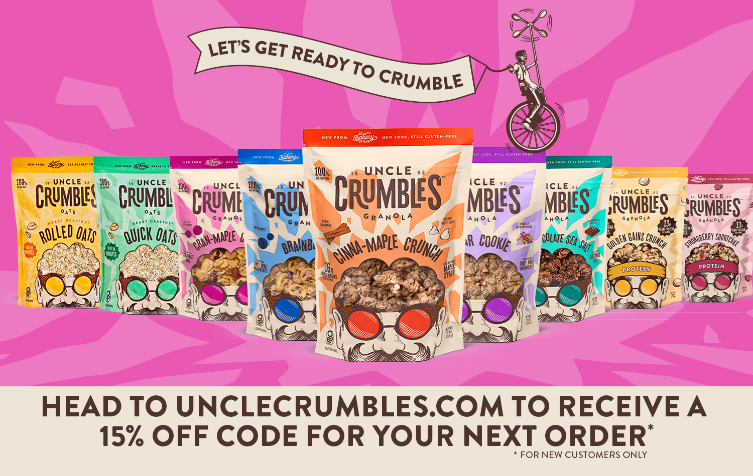 15% Off - New Customers