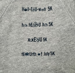 YOUTH - 5K Race Series Crewneck - gray