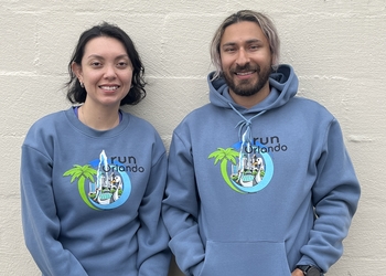 Unisex OHM Swan Hooded Sweatshirt