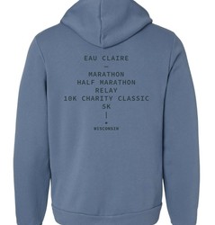 RUNEC Zip Up Hoodie - steel blue