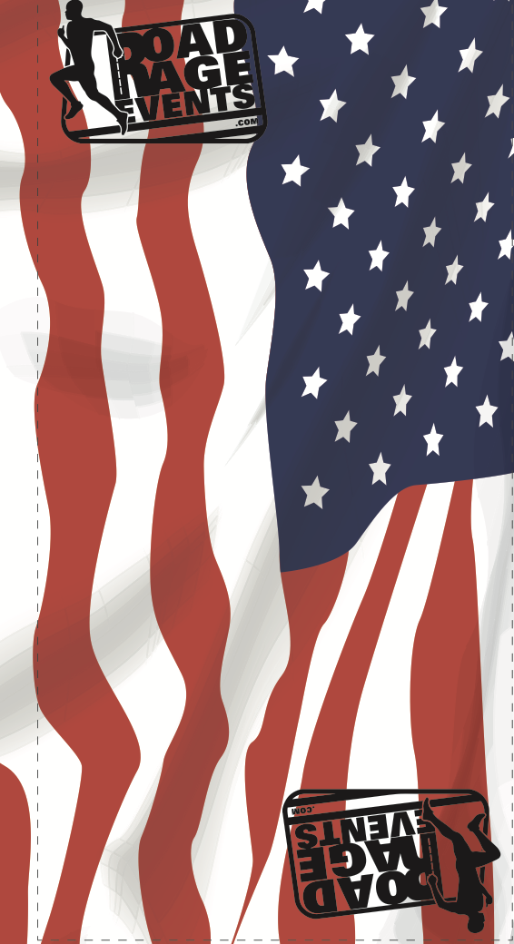 Road Rage American Flag Neck Buff/Face Cover