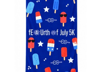 Race Series f-EAU-rth of July Beach Towel
