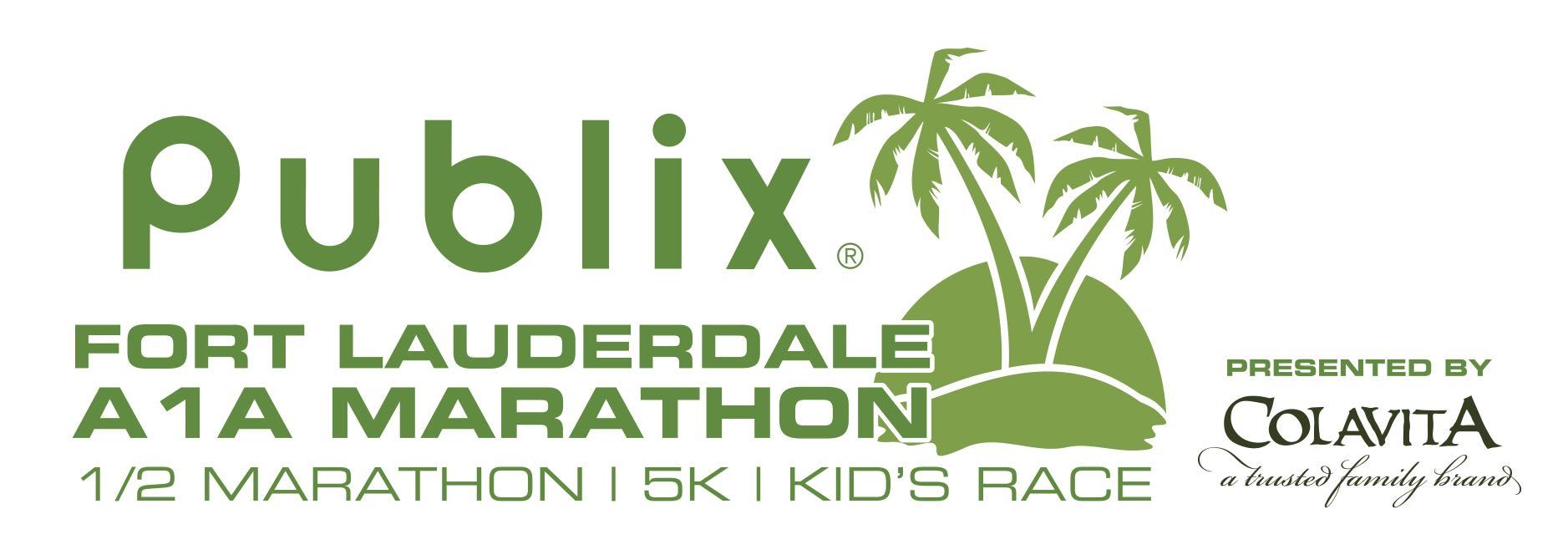 Publix Fort Lauderdale A1A Marathon & Half Marathon  Logo