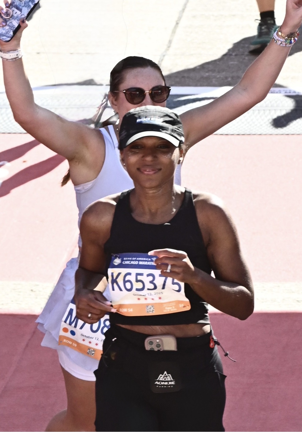 Bree runs to support our Strong, Smart, and Bold Girls!