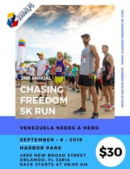 Chasing Freedom for Venezuela 5K 