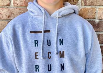 RUN ECM RUN Hoodie - gray