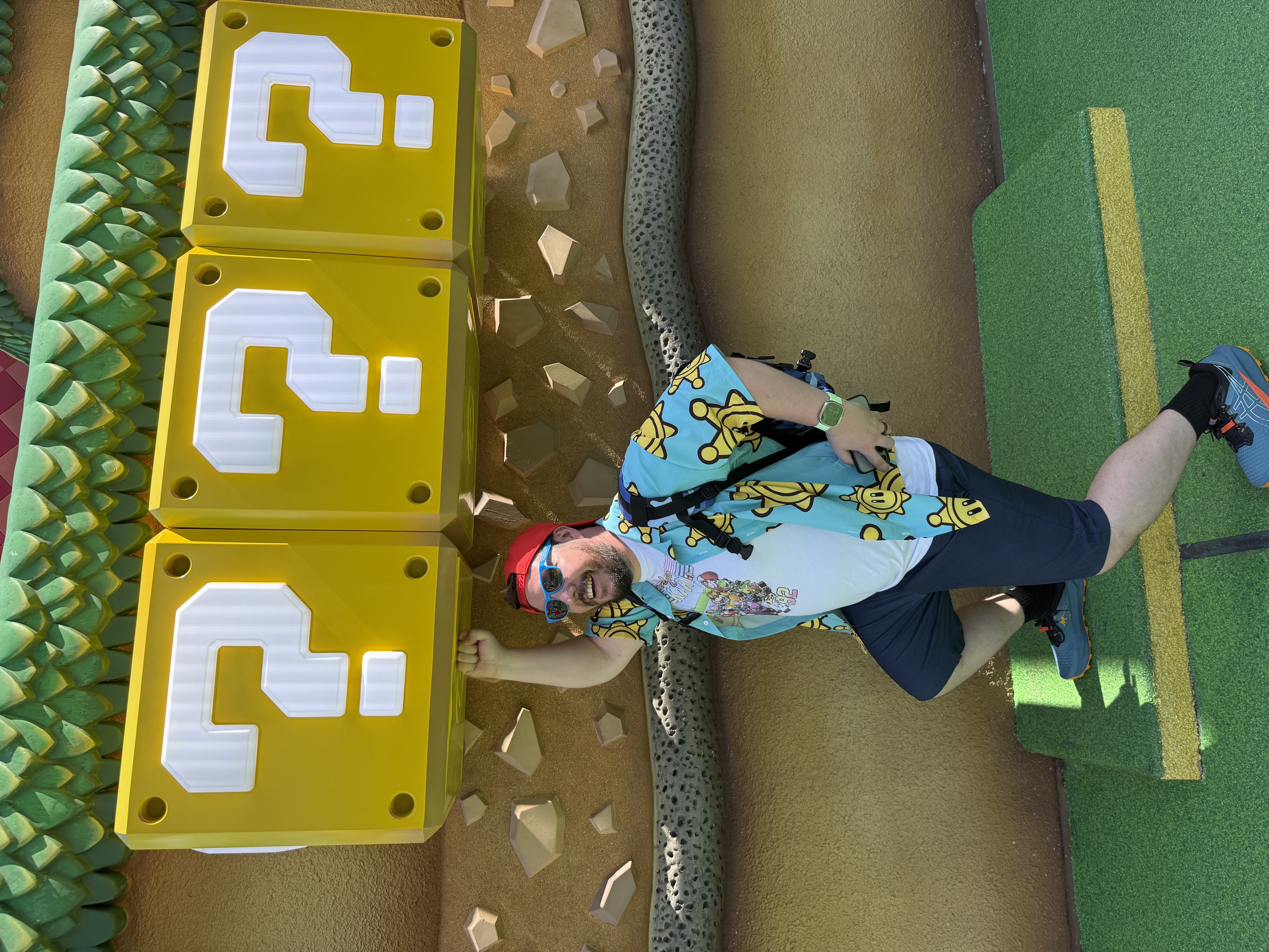 Patrick’s running for the trees!