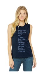SALE ITEM - ECM Bridges Muscle Tank - navy