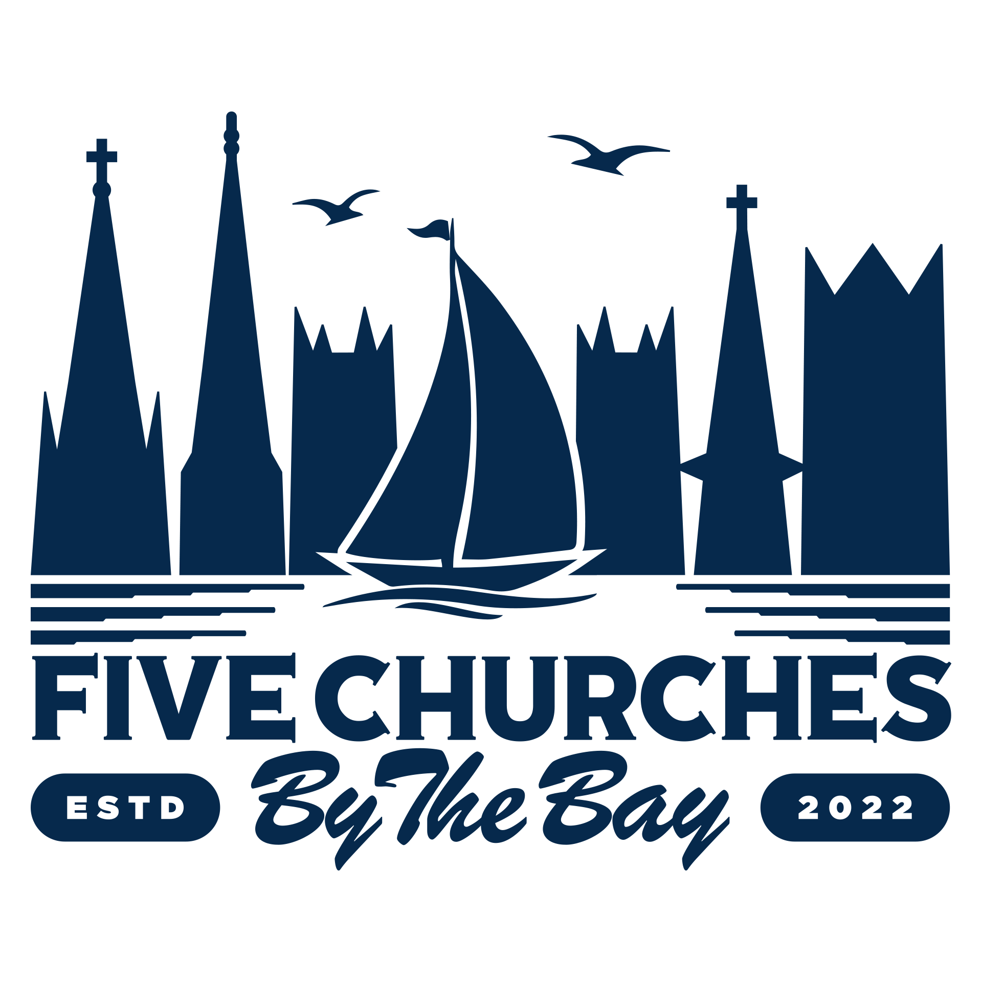 Five Churches By The Bay Logo