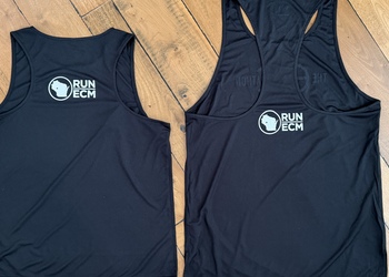 RUN | ECM: Women's & Men's Blaze Technical Singlet - black
