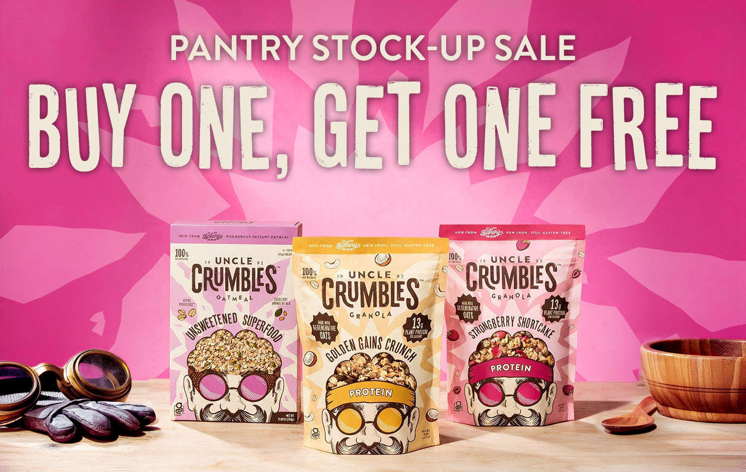 BUY ONE, GET ONE FREE*