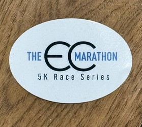 5K Race Series Mini Sticker
