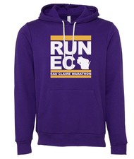 RUNEC Hoodie - purple w/ yellow/white